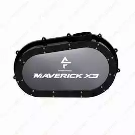 Кастомная прозрачная крышка вариатора с подсветкой для Can-Am Maverick X3 (Black)