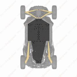 Защита днища  Can-Am Maverick R 2024+