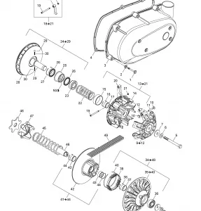 05- Belt And Двигатель Pulley