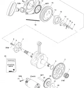 04- Rewind Starter and Electrical Starter