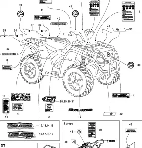 09- Наклейки XT