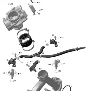 01- Intake Manifold And Throttle Кузовные детали