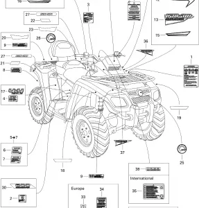 09- Наклейки XT