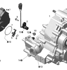 01- Коробка передач в сборе and 4x4 Actuator