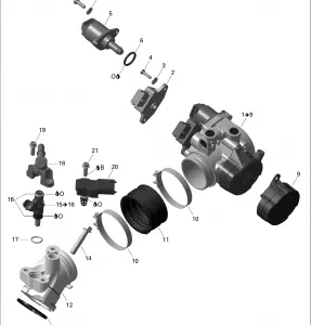 02- Intake Manifold And Throttle Кузовные детали