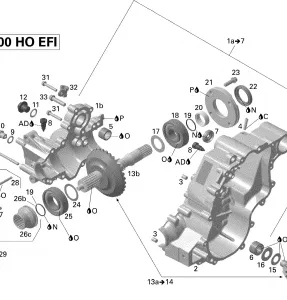 01- Коробка передач Output Shaft