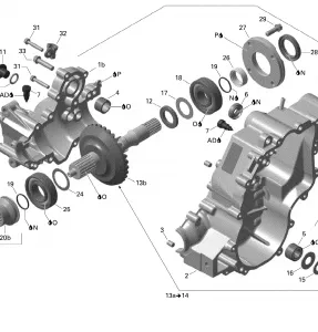 01- Коробка передач Output Shaft