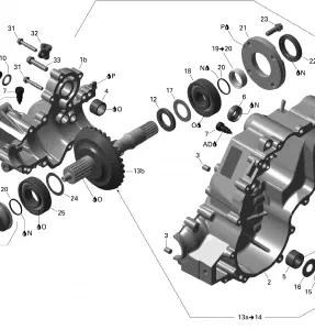 01- Коробка передач Output Shaft