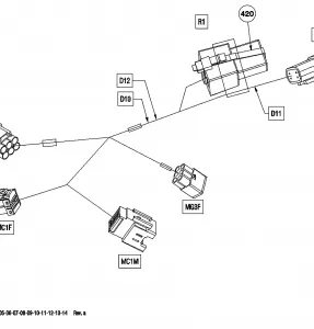 10- Electrical Harness, Front Section Europe