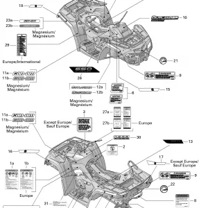 09- Наклейки XT