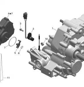 01- Коробка передач в сборе And 4X4 Actuator