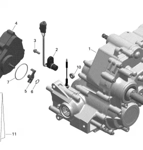 01- Коробка передач в сборе And 4X4 Actuator