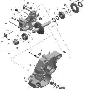 01- Коробка передач Output Shaft