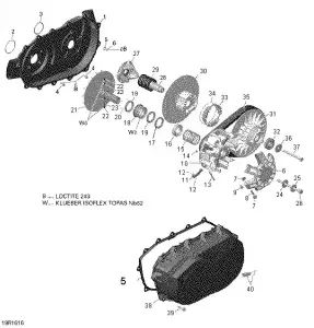 05- Вариатор - 650 EFI