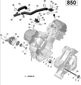 01- Охлаждение - 850 EFI