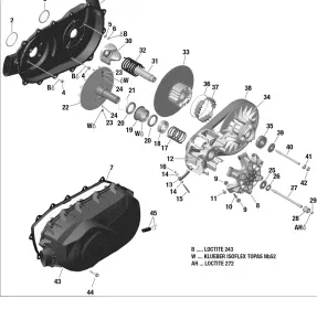 05- Вариатор - 1000R EFI (Outlander Package XMR)