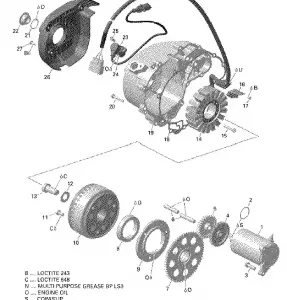 03- Генератор и стартер - 650 EFI