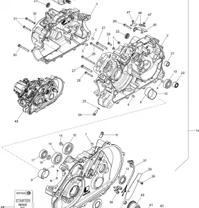 01- Картер - 450 EFI