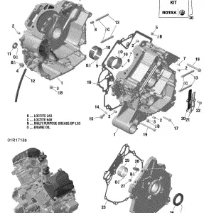 01- Картер - 570 EFI (Package PRO)