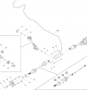 08- Drive - Rear Section - XT - XTP