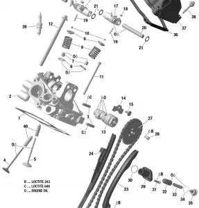 01- Головка блока цилиндров, Rear New T3