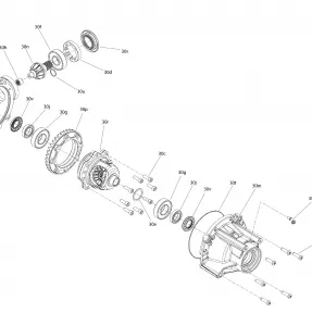 07- Front Drive - 6X6 - 650 EFI - Differential Parts