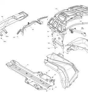 09- Кузовные детали - Bumper And Skid Plate - White