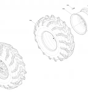 04- Drive - Front Section - Колеса - XU