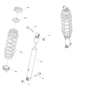 05- Suspension - Амортизаторы - Rear Section - XT