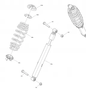 05- Suspension - Амортизаторы - Front Section - DPS