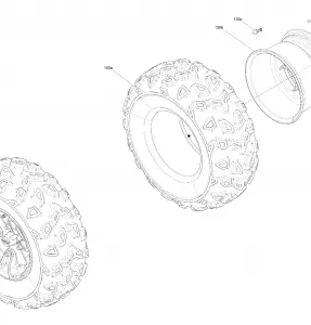 04- Drive - Rear Section - Колеса - XT