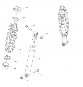 05- Suspension - Амортизаторы - Rear Section - XU+