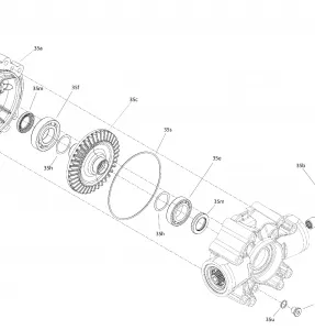 04- Drive - Rear Section - Middle Drive Unit