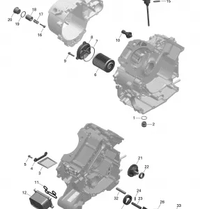 01- Система смазки двигателя - 850 EFI