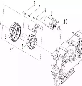 02- Двигатель - Generator-Start Motor