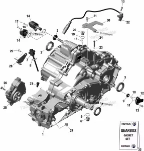 Rotax - Gearbox в сборе