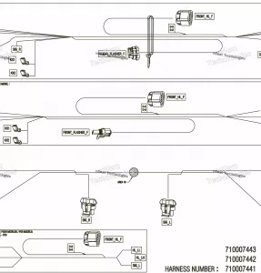 Electric - Front Wiring Harness - 710007442