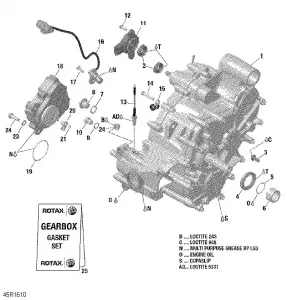 01- Коробка передач в сборе - GBPS - Maverick Turbo-Maverick MAX Turbo