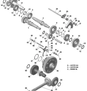 05- Коробка передач Components - With Lockable Rear Differential