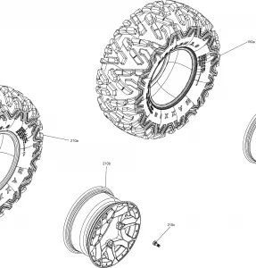 07- Wheels и покрышки Defender HD10 - Package DPS