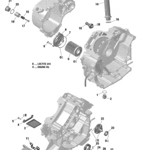 01- Система смазки двигателя - HD10