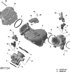 02- Впускной коллектор и дроссельная заслонка - HD10