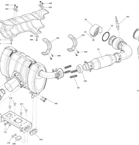 01- Exhaust System - Двигатель 903HO