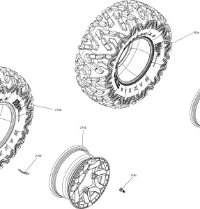 07- Wheels и покрышки - Front and Rear - Package STD