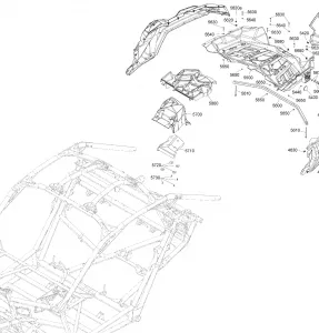 09- Кузовные детали Rear Part Maverick X3 Can-Am Red Models - Package STD