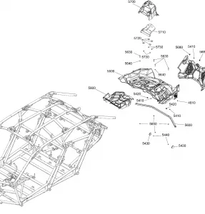 09- Кузовные детали Parts - Bright White - Package STD - Rear Section