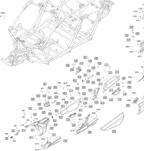 09- Кузовные детали Parts - Platinum Silver - Package XRS XDS DPS - Side Section