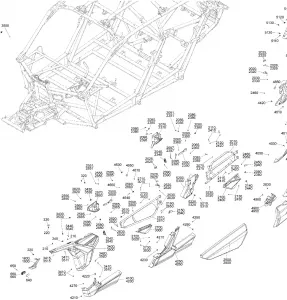 09- Кузовные детали Parts - Triple Black - Package Xrs DPS - Side Section