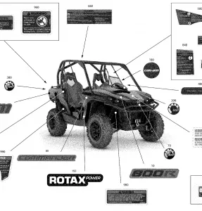 09- Наклейки - 800R EFI - STD