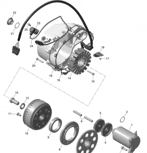 03- Генератор и стартер - 800R EFI